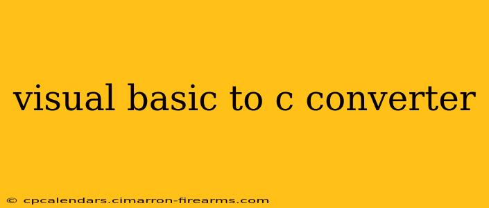 visual basic to c converter