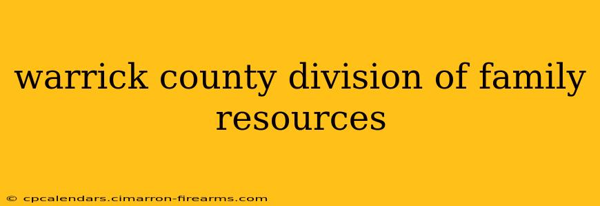 warrick county division of family resources