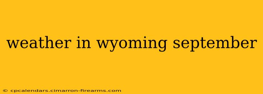 weather in wyoming september