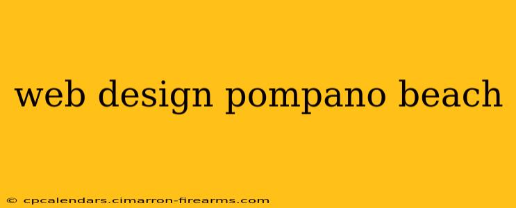 web design pompano beach