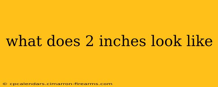 what does 2 inches look like