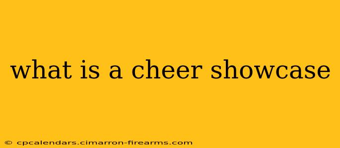 what is a cheer showcase