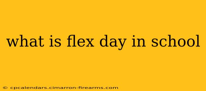 what is flex day in school