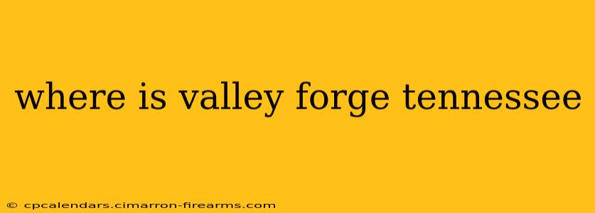 where is valley forge tennessee